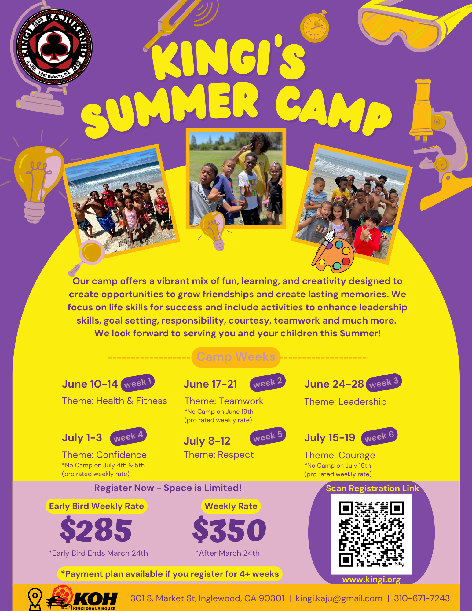 Kingi's Summer Camp 2024 - Summer Camp 2024 front